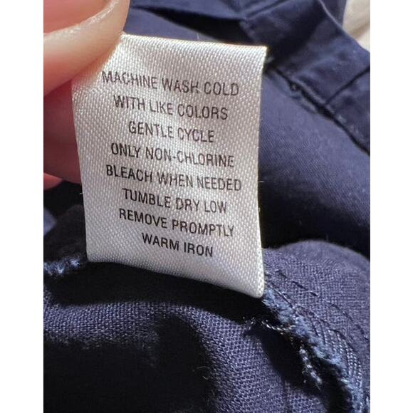 The TOG Shop Petites 3 Button Blazer Jacket Size PM Navy Blue Preppy Academia - Picture 7 of 10